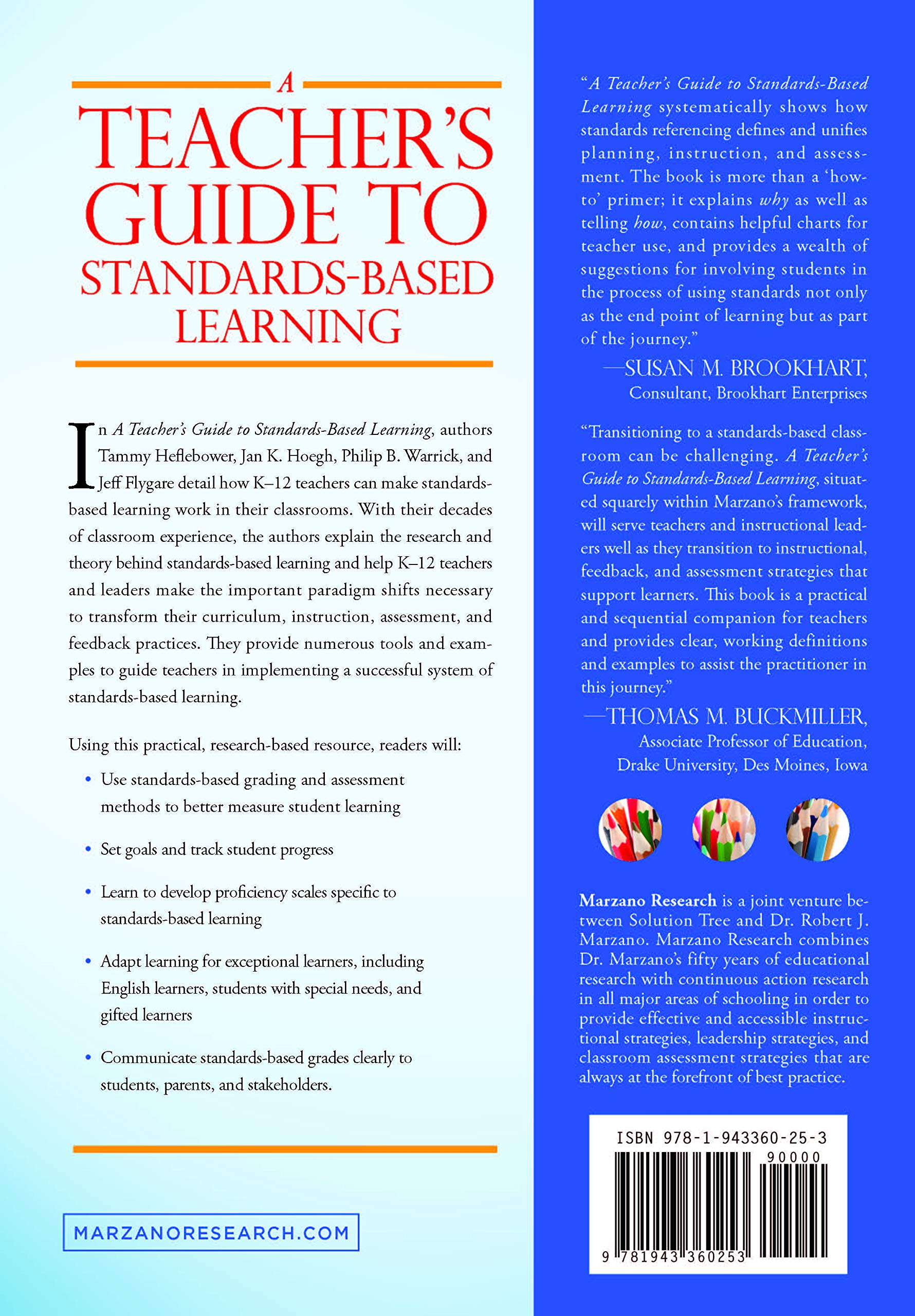 Mua A Teacher's Guide to Standards-Based Learning (An Instruction ...