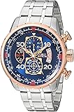 Invicta Men's 17203 AVIATOR Stainless Steel and 18k Rose Gold Ion-Plated Watch