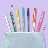Paper Mate Flexgrip Ultra Pastel Ballpoint Pens 1.0mm Blue 5 Count view 6