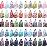 Paterr 50 Pack Reusable Grocery Bags Foldable Shopping Bags Bulk Washable Grocery Tote with Carry Pouch for Groceries