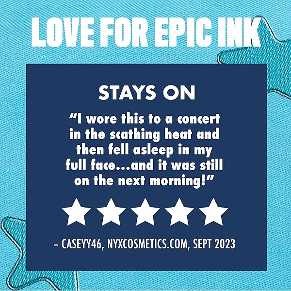 NYX PROFESSIONAL MAKEUP EPIC INK LINER, WATERPROOF LIQUID EYELINER – BLACK, VEGAN FORMULA