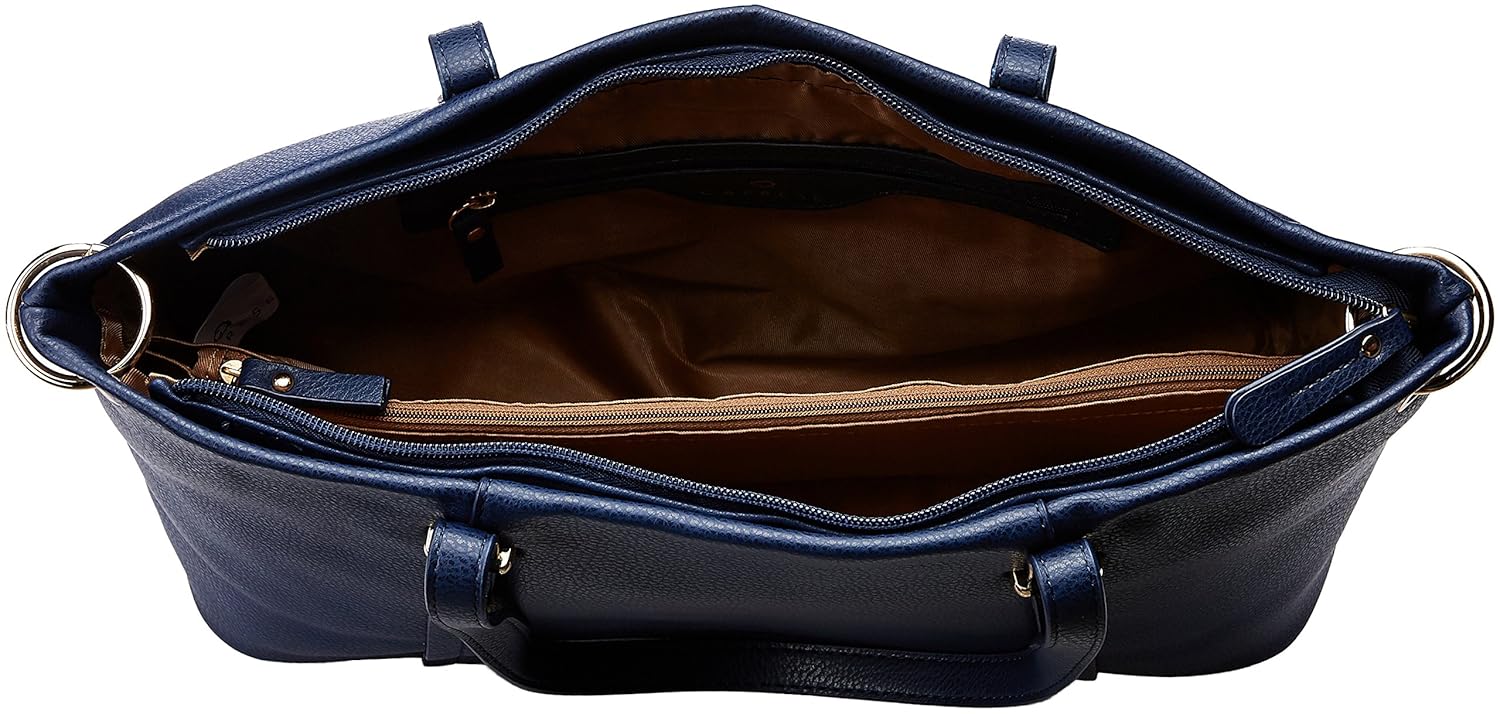 caprese women's satchel (midnight blue)