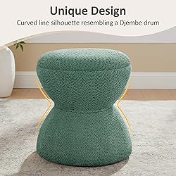 VANOMi Multi-Functional Boucle Ottoman, Vanity