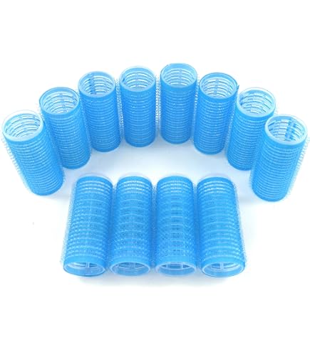 Amazon.com : Pack of 24 Mini Small Hair Rollers Self Grip  display picture 3