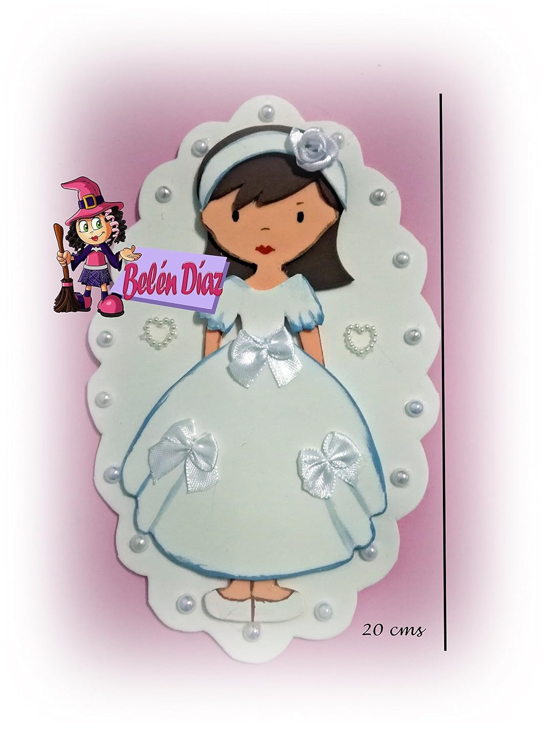 Imán para nevera detalles invitados fofuchas comunión ...