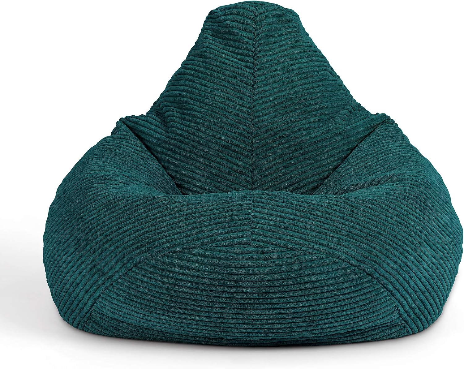 icon Dalton Kids Bean Bag, Teal Green, Cord Kids Bean Bag Chair with Filling Included for Girls and Boys Childrens Chair