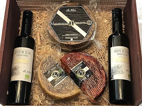 Cesta Caja navidad lote quesos artesanos: Amazon.es: Alimentación y bebidas