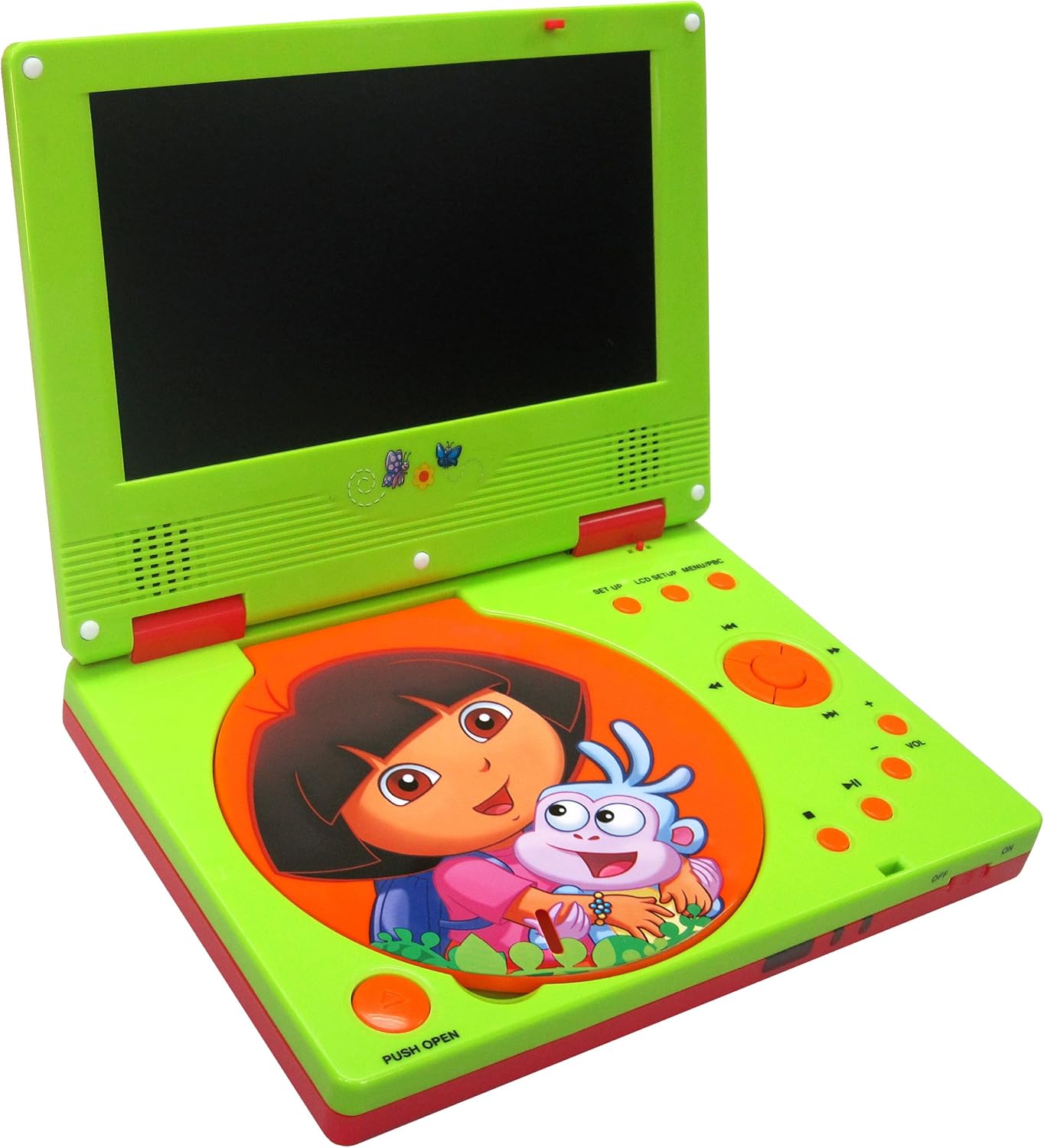 In Phase Audio Depdvd0902 Dora The Explorer Portable Dvd Player Inluding Storage Backpack Amazon Co Uk Audio Hifi