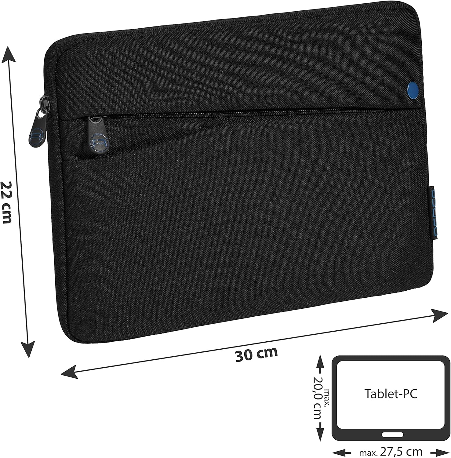 PEDEA Tablet Case 9-11 Inch Case for iPad Pro 11 Inch 2025 M4/M2/M1, iPad Air 11 Inch M3/M2 2024, iPad A16, Galaxy Tab S10FE - Image 3