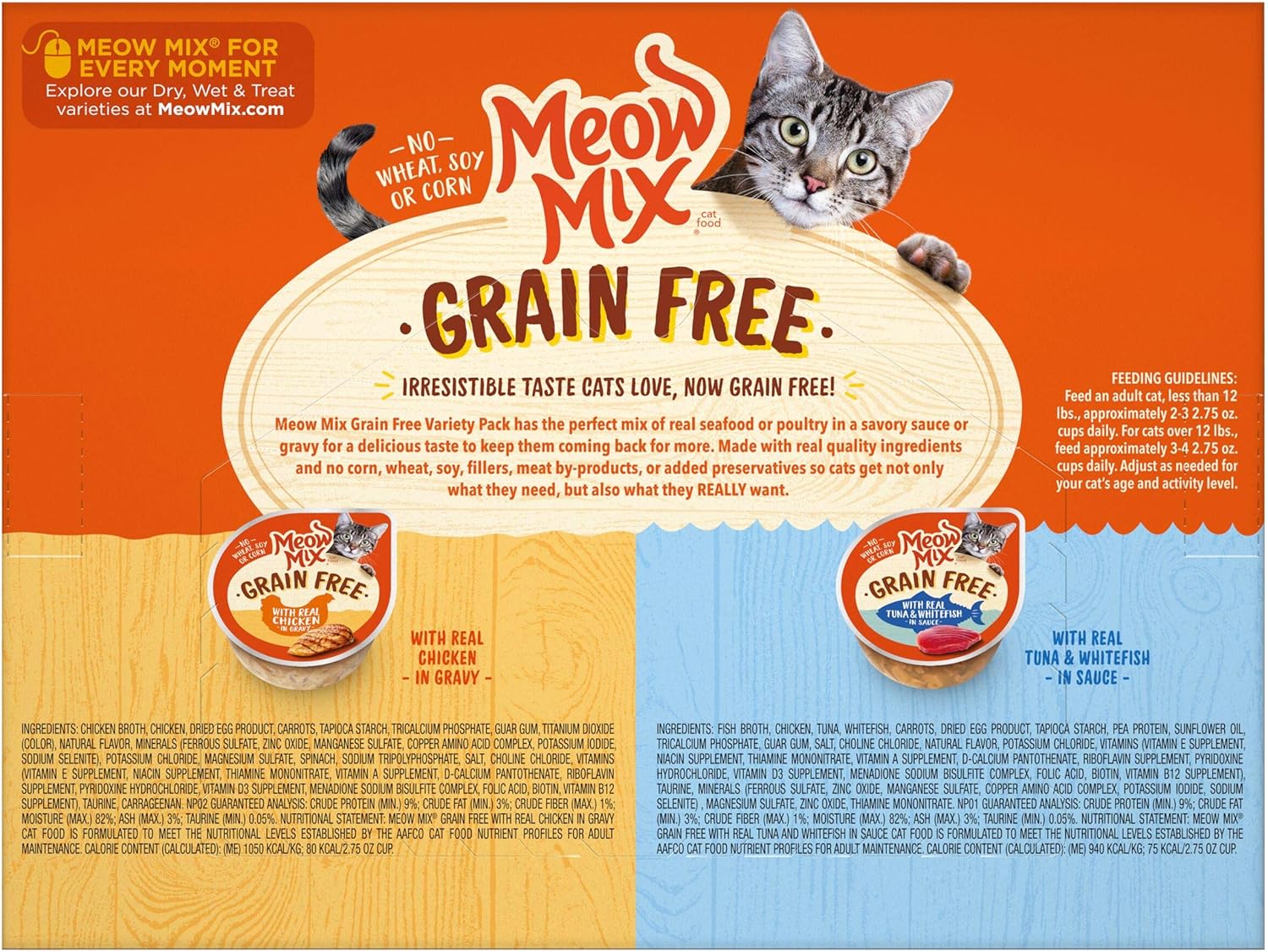 meow mix grain free wet cat food
