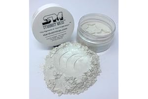 Stardust Micas Pigment Powder Cosmetic Grade Colorant for Makeup, Soap Making, Epoxy Resin, DIY Crafting Projects, Bright True Colors Stable Mica Batch Consistency (36 Gram Jar, Pearl Green)