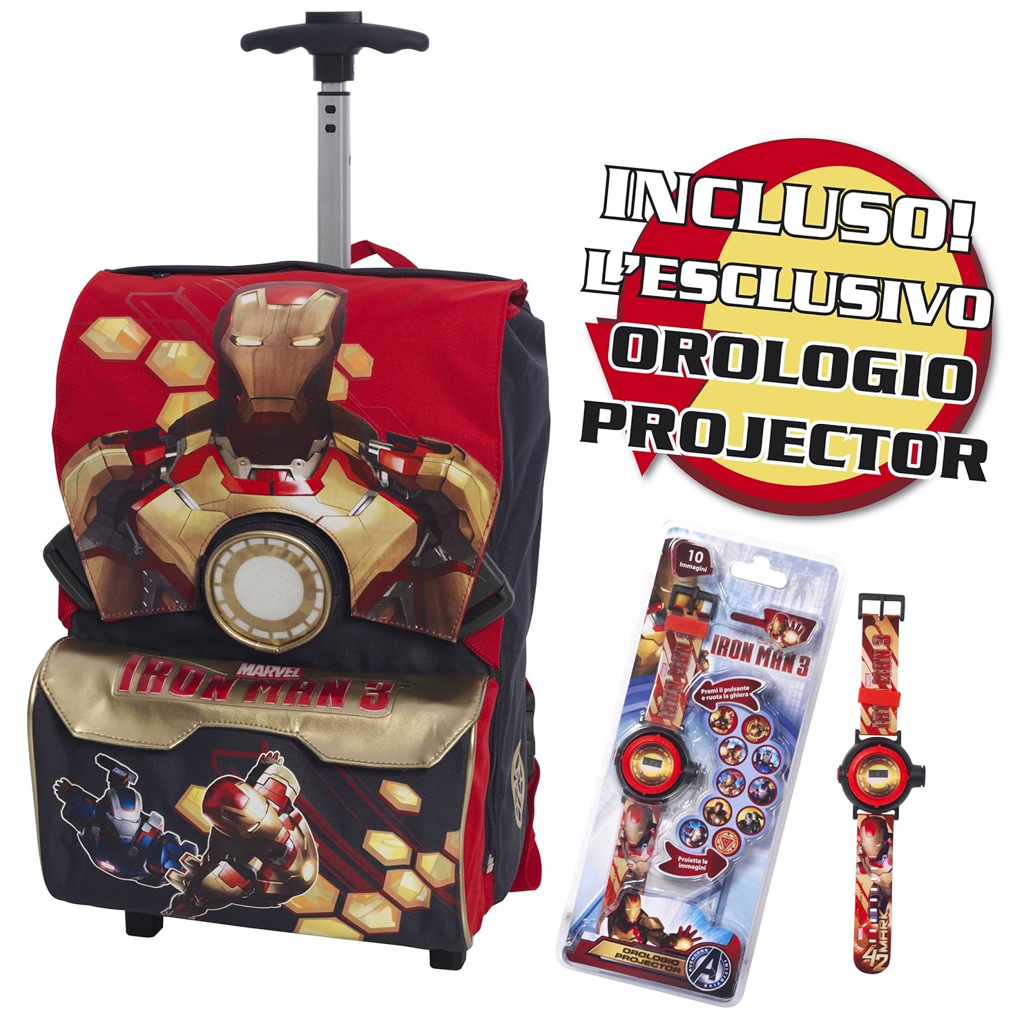 Giochi Preziosi LSC12682 Deluxe - Mochila con Ruedas (con Reloj ...