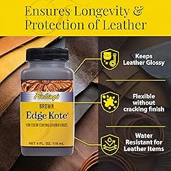 Fiebing's Edge Kote (4oz, Brown) - Leather Edge