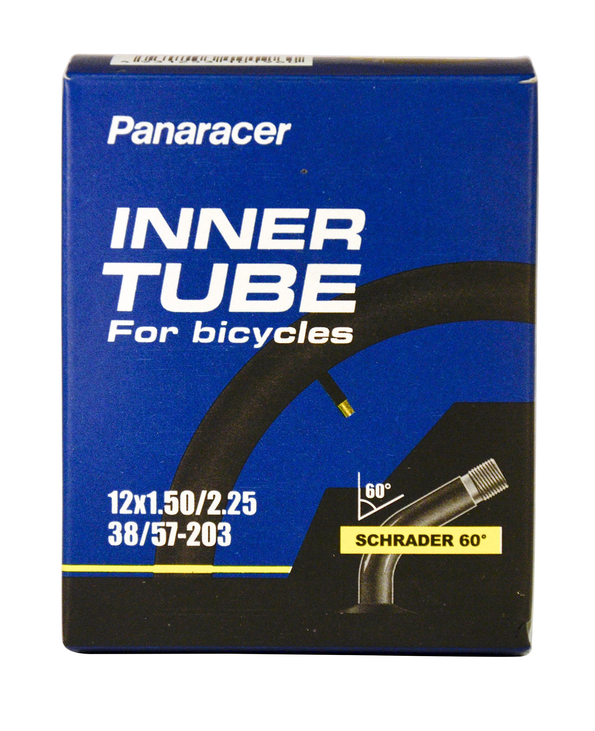 panaracer 12-1/2 x 2.25 Schrader (American)-60 deg Bicycle Tube โ image 1