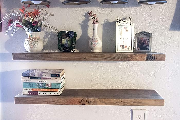 Amazon Com Floating Shelf Custom Reclaimed Wood Shelf Handmade