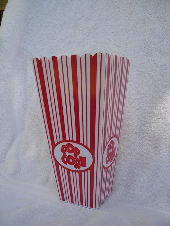 Old Fashioned Movie Theater Style Popcorn Bucket (Set of 6