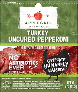 Applegate Naturals Uncured Turkey Pepperoni, 4oz