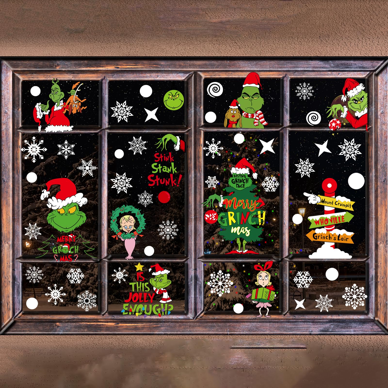 Christmas Window Clings