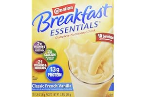 CARNATION BREAKFAST ESSENTIALS Carnation Instant Breakfast Powder, French Vanilla, 10 pk