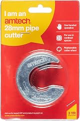 Amtech C0270 28mm Copper Pipe Cutter - One Hand Operation, Confined Spaces view 2