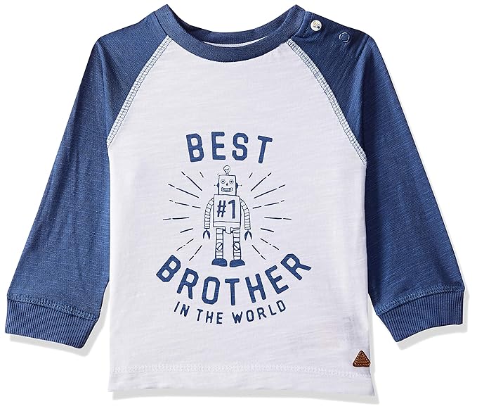 Baby Boys Animal Print Regular Fit T-Shirt