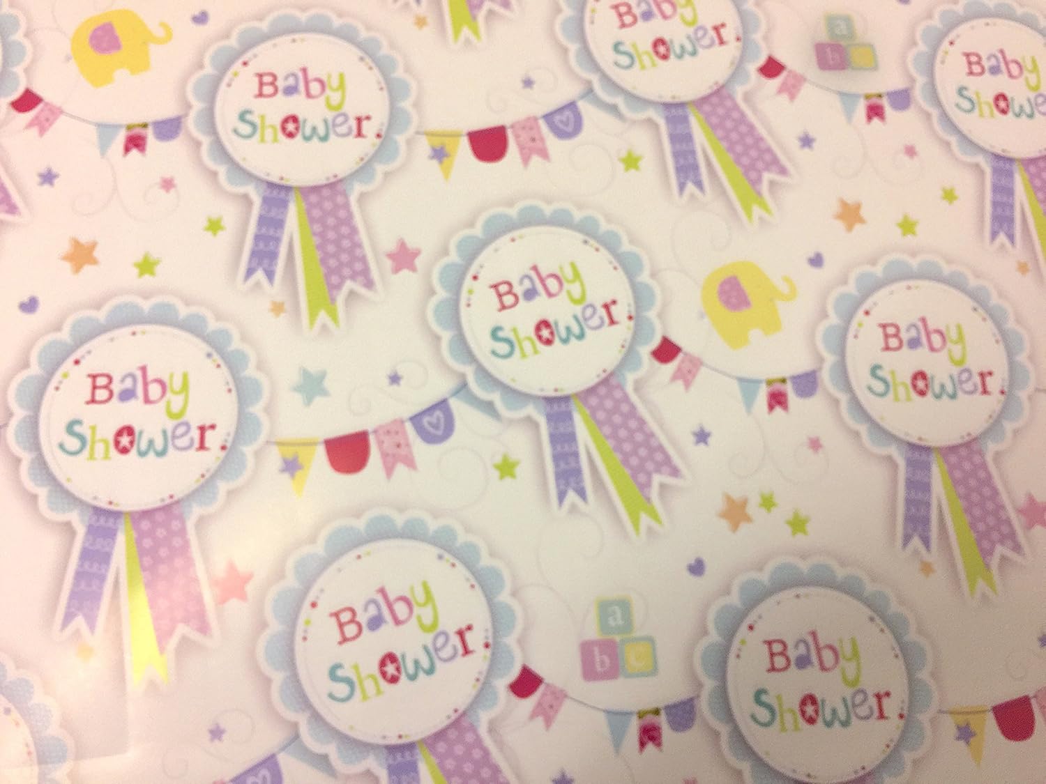 Baby Shower Gift Wrap. High Quality Wrapping Paper. Unisex. 2 Sheets