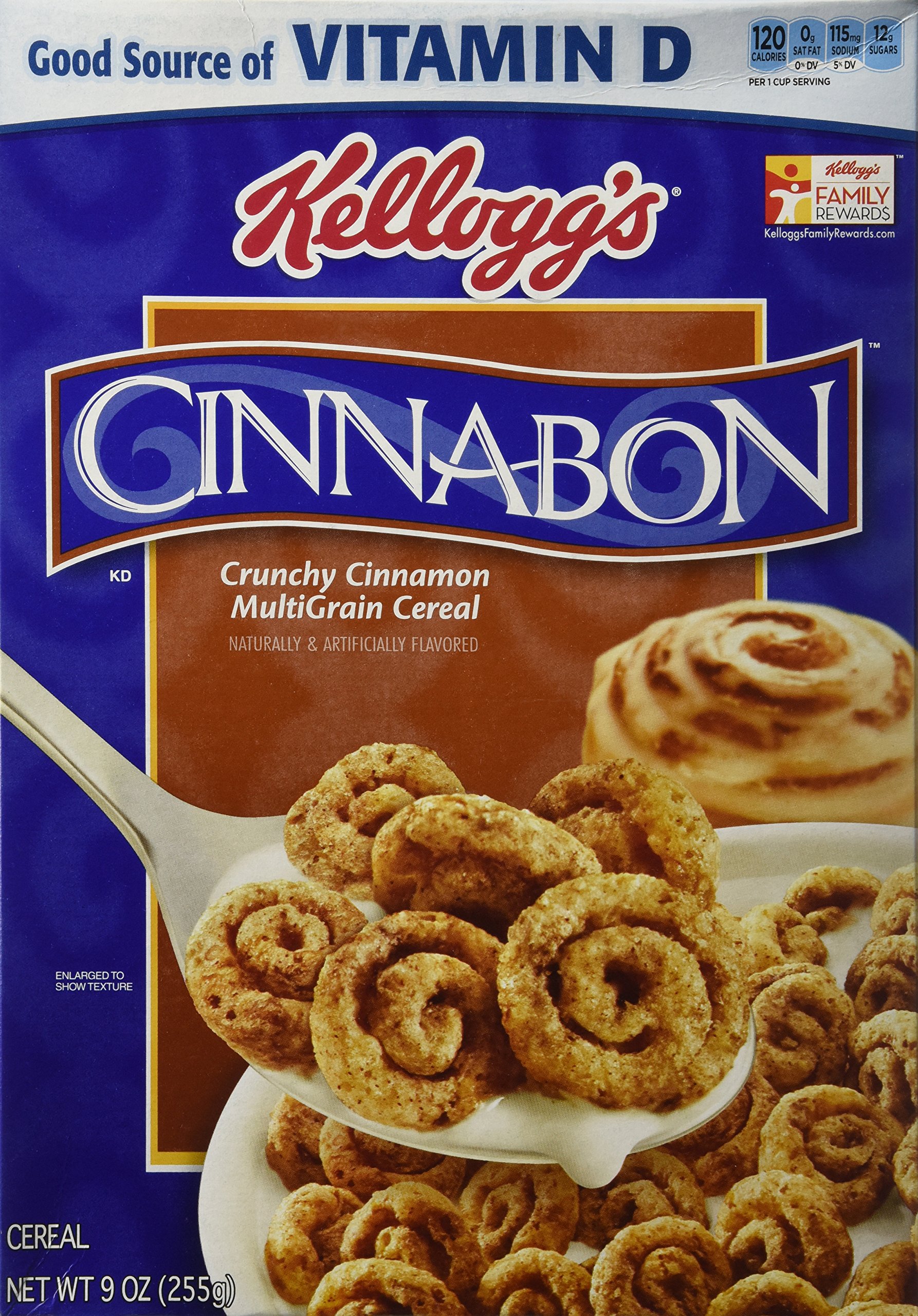 Cinnabon Cereal, Crunchy Cinnamon, 9Ounce Boxes (Pack Of 4) on Galleon