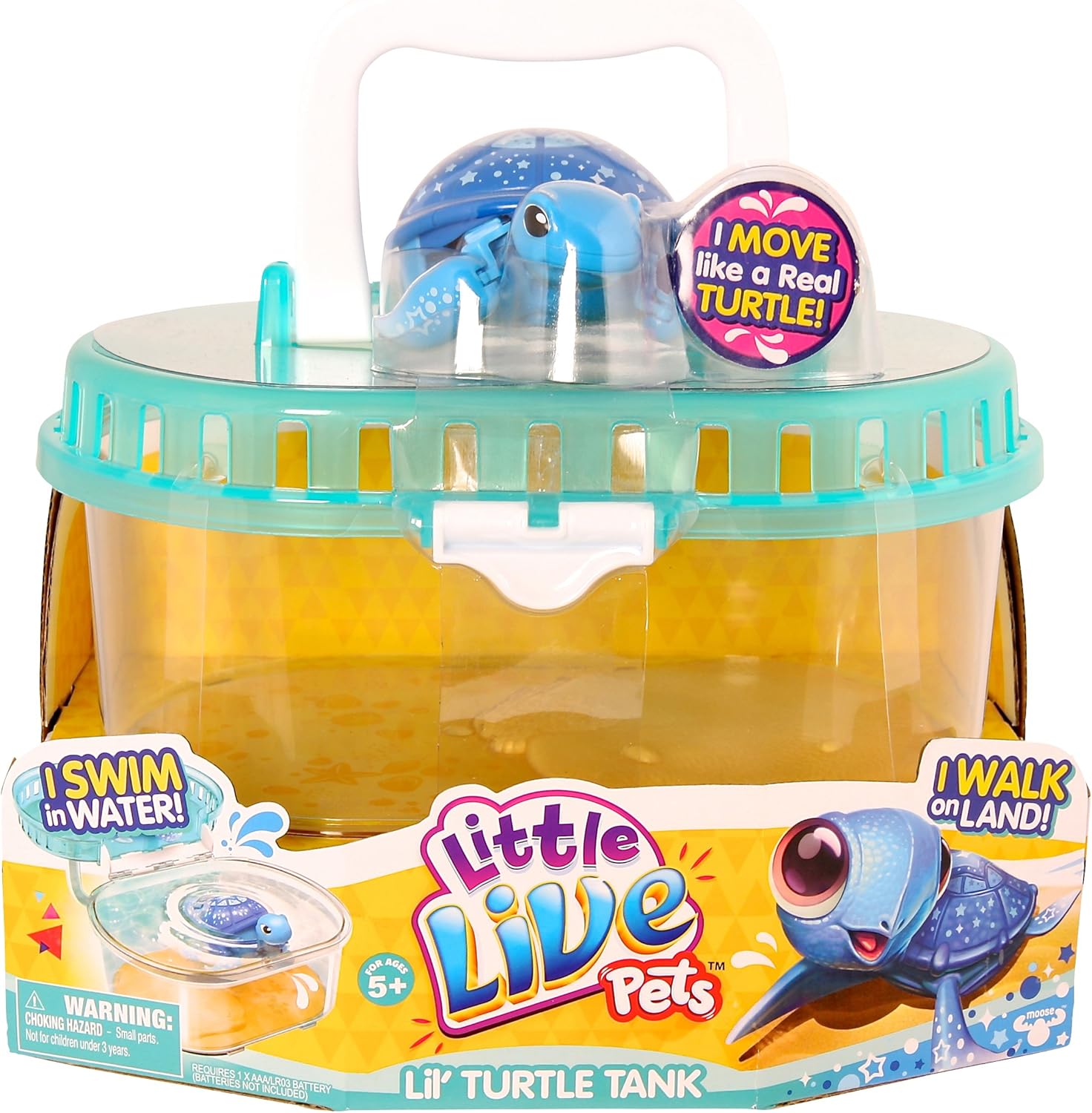 Little Live Pets Swimstar Turtle Tank Toy Amazon.co.uk Toys & Games