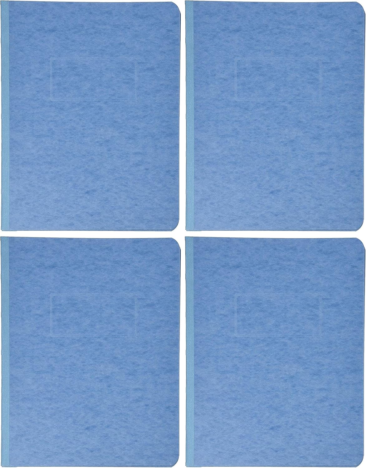 ACCO Pressboard Report Cover, Side Bound, Tyvek Reinforced Hinge, 8.5 Inch Centers, 3 Inch Capacity, Letter Size, Light Blue (A7025972A) : Business Report Covers : Office Products