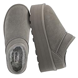 CUSHIONAIRE Women's Huggy Genuine Suede cozy mule