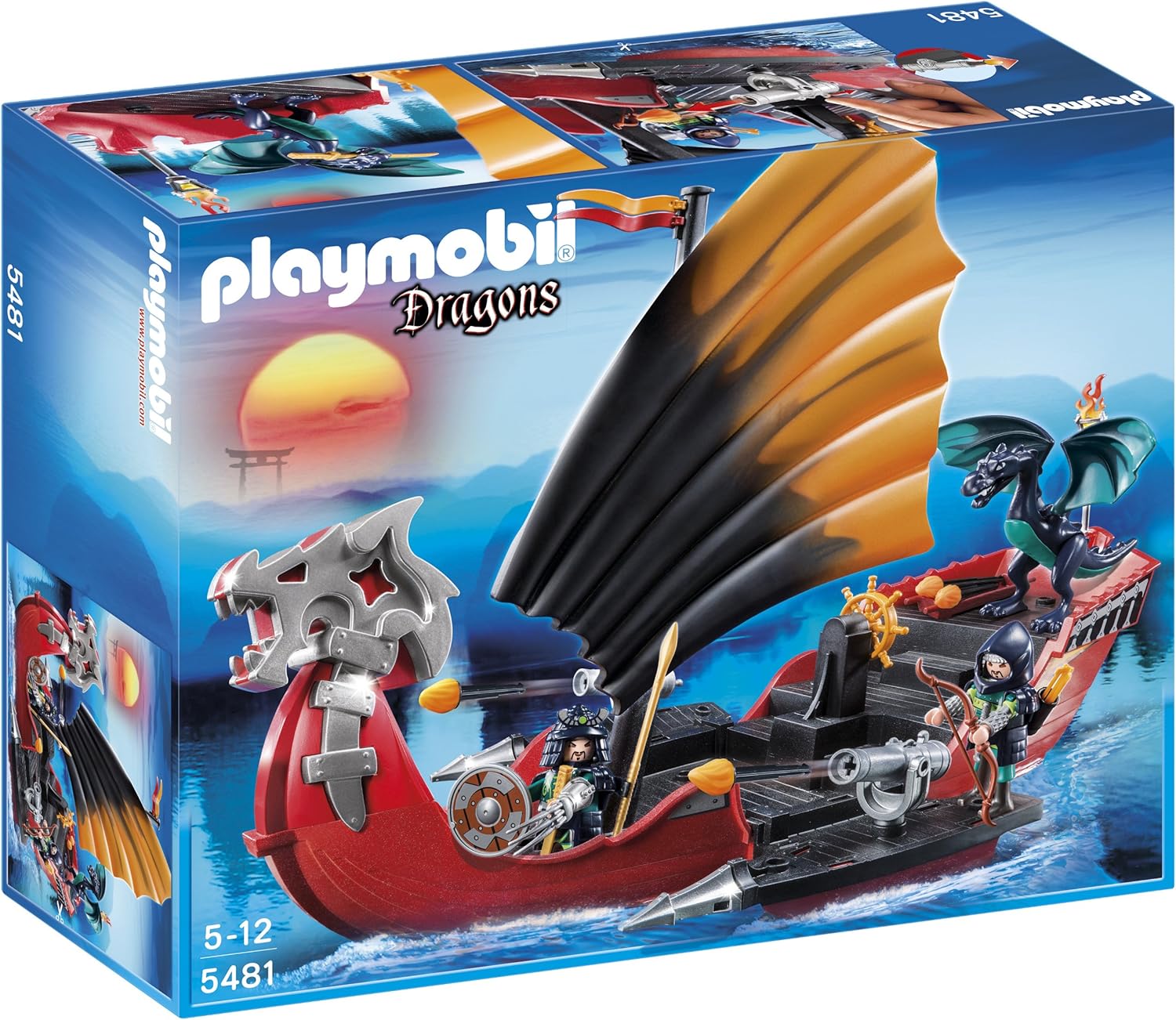 Playmobil 5481 Dragons Dragon Battle Ship Amazon.co.uk Toys & Games