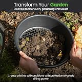 Hardys Large Plastic Garden Sieve Heavy Duty Mesh 35cm 1cm Holes view 5