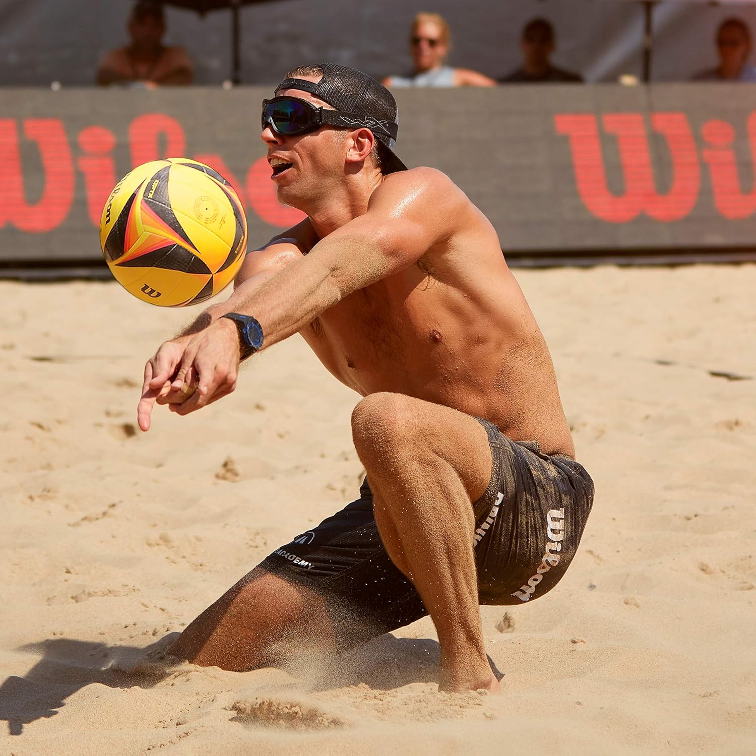 Wilson OPTX AVP Official Volleyball, Yellow (WTH00020ID) : Sports & Outdoors