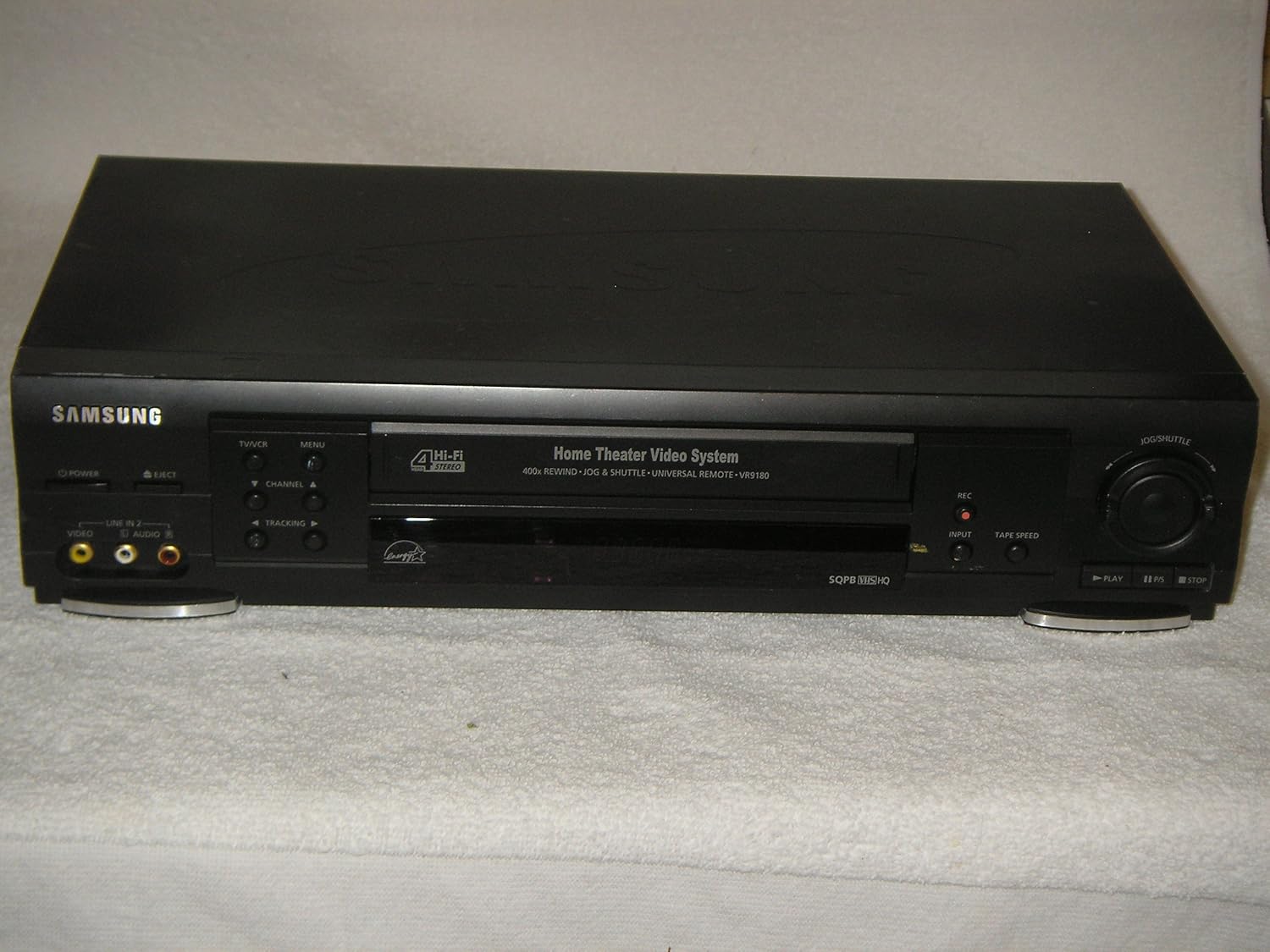 SAMSUNG 4 Head HiFi Stereo VCR Model VR9180 Electronics