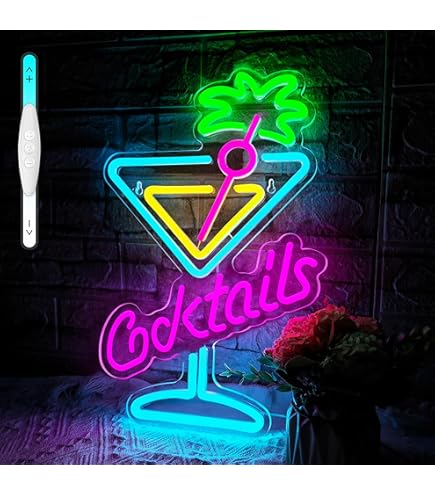 Amazon.com: Martini Glass Neon Sculpture : Tools & Home