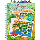 Silver Buffalo Pokemon Kanto Region Pokemon And Map 6.5" x 8.5" Tabbed Journal