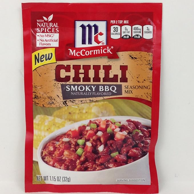 Mccormick chili seasoning Mix smoky bbq (052100023724)