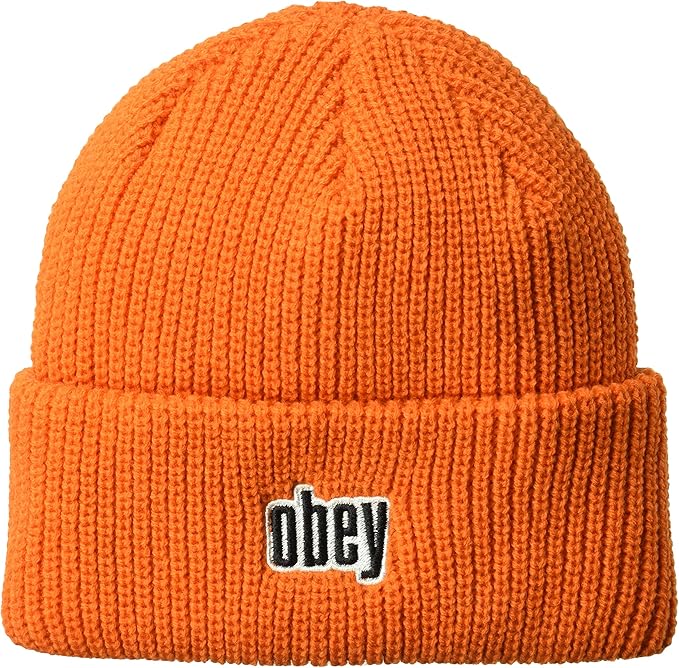 Obey mens100030139Obey Jungle Beanie Beanie Hat orange One size