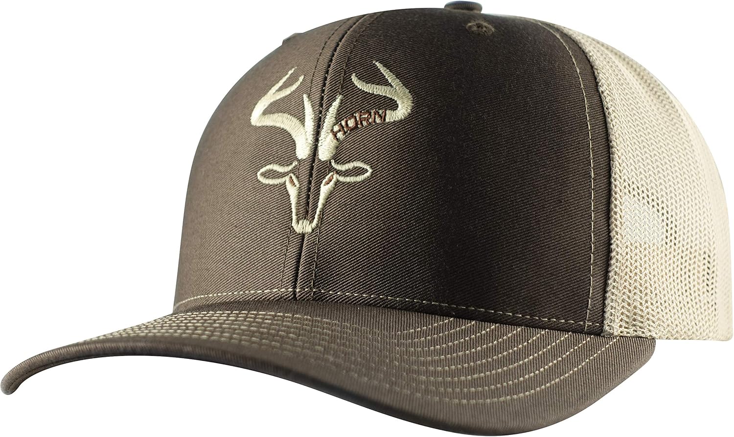 HORN GEAR Trucker Hat Buck Hat Edition (Brown/Khaki) Amazon.ca