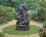 Easy Fountain Hinoki Springs Outdoor Water Feature with LED & Pump view 2