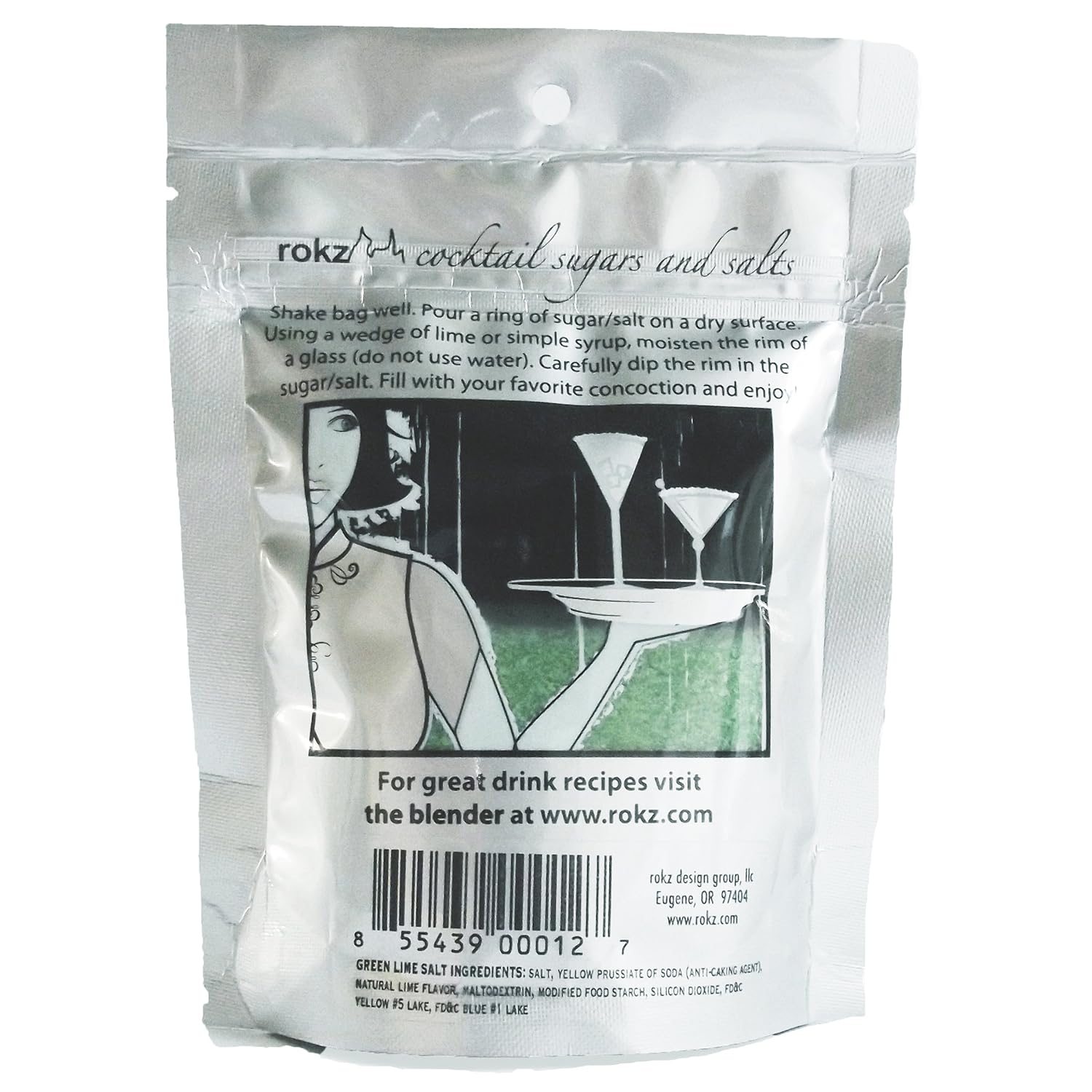 Rokz Green Margarita Salt, 5 Ounce: Grocery & Gourmet Food