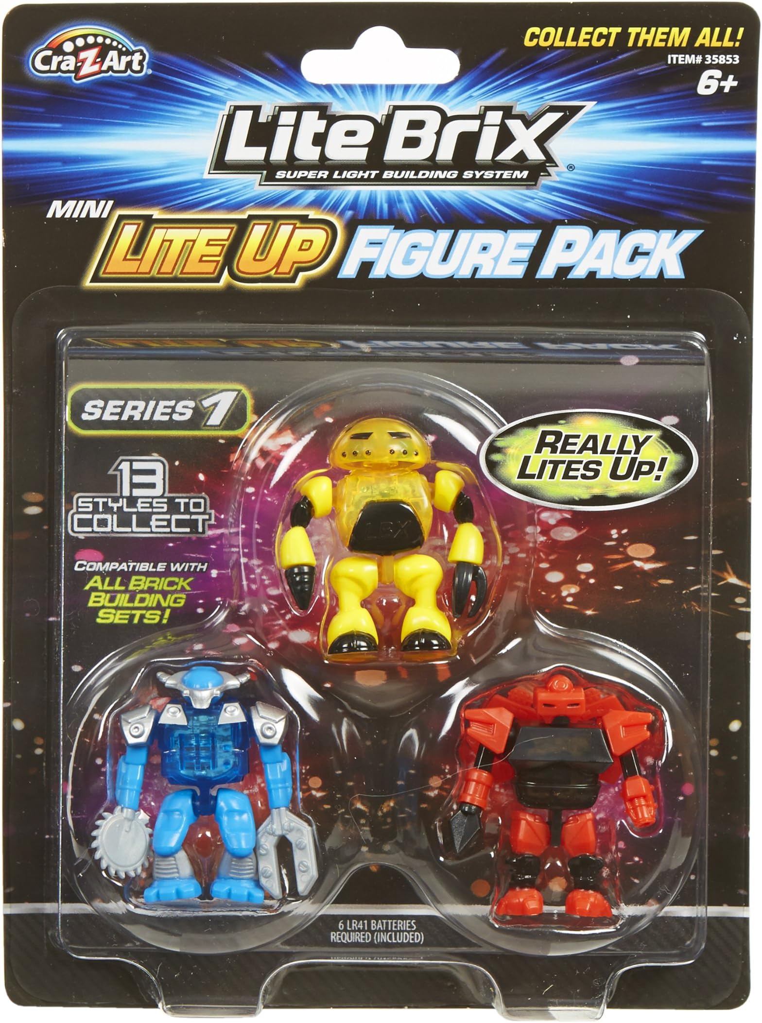 Lite Brix Mini Lite-up Figure Pack