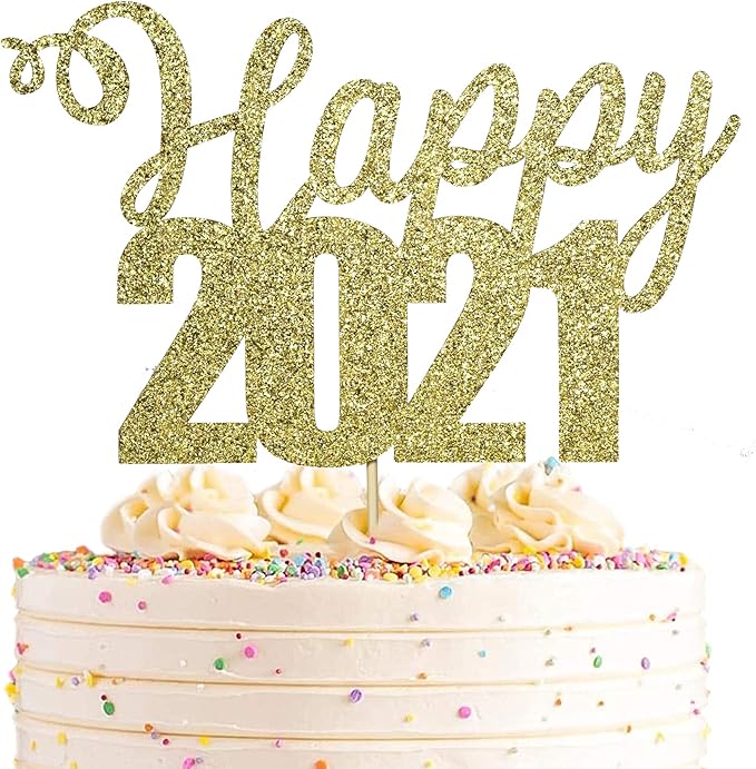 2020 acrylic cake topper happy new year topper any number Amazon.com: LVEUD Happy New Year Cake Topper-Happy 2021 Cake Topper-Happy 2021 Party Decorations