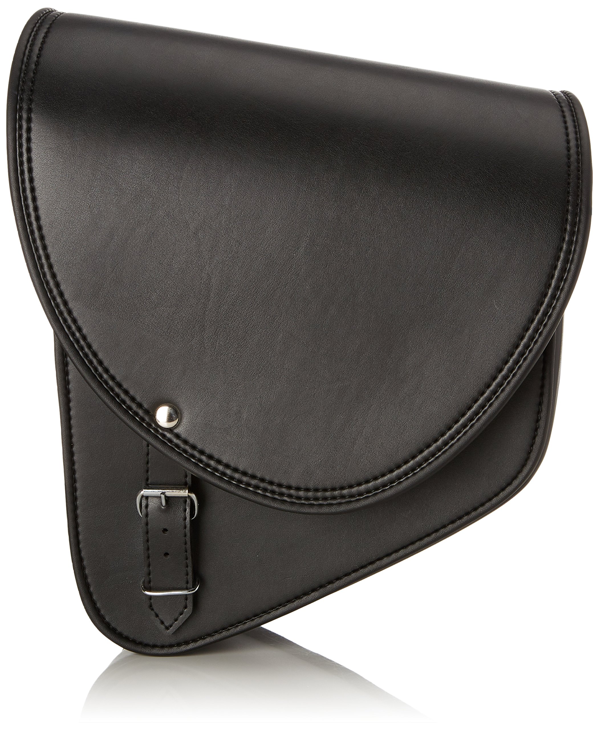 Customaccess AP0005N Left Side Barcelona Model Leather Saddlebag for Harley Davidson Sportster/Kawasaki Vulcan S