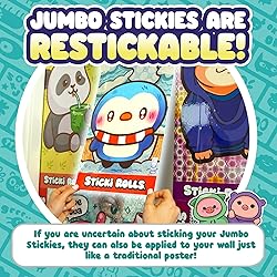 Sticki Rolls Jumbo Stickies – 6-Pack Capsule | 72