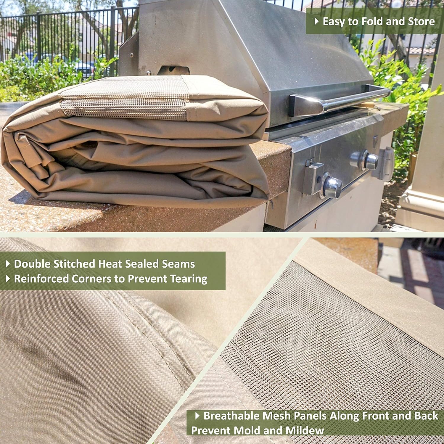 Amazon Com Premium Tight Weave Bbq Island Grill All Weather Protection Covers Up To 88 Outdoor Grill Covers Garden Outdoor