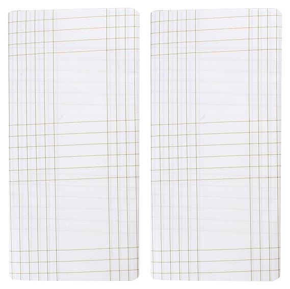 Men's Cotton Lungis - Pack of 2 (White)