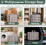 Zuvo Moving Bags with Zip (10 Pack) Large 60x50x25cm Waterproof view 5