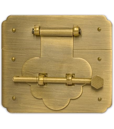 Tiazza Antique Brass Small Cabinet Box Latch Buckle Catch Clasp