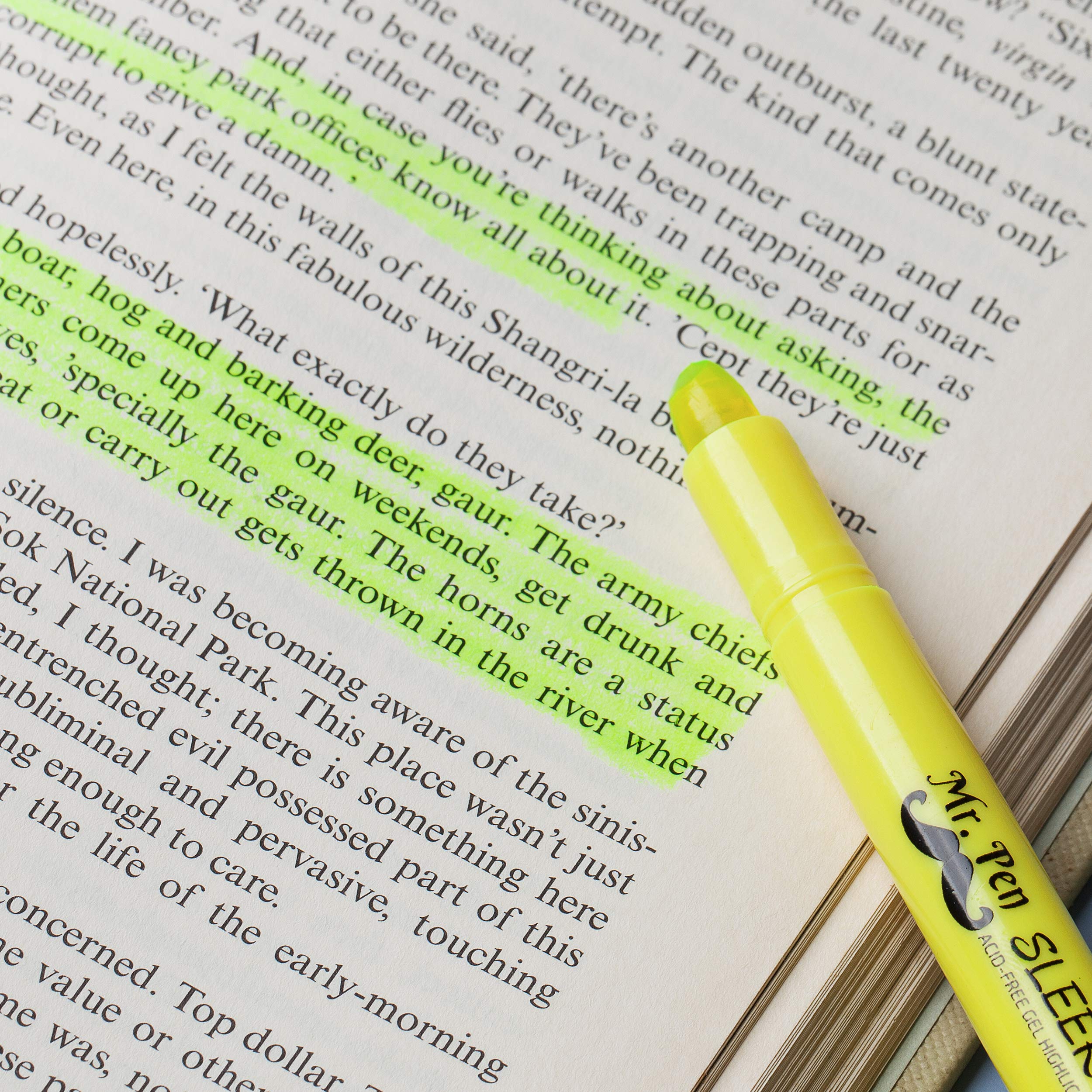 Mr. Pen Gel Highlighters, Bible Highlighter, Pack of 8, No Bleed